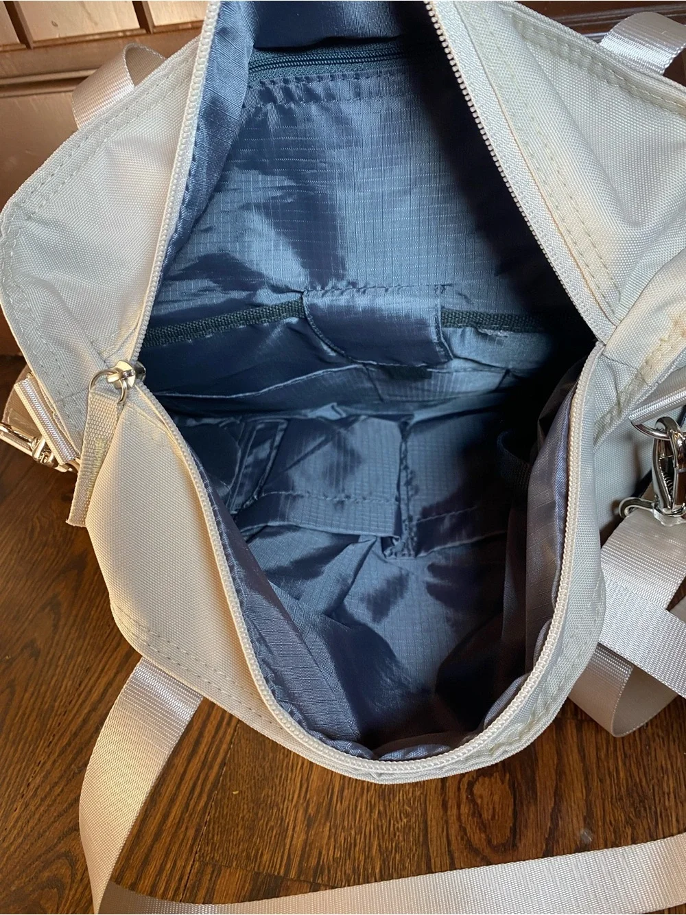 Simple Modern Harper Shoulder Laptop Bag Water-Resistant Light Almond NWT